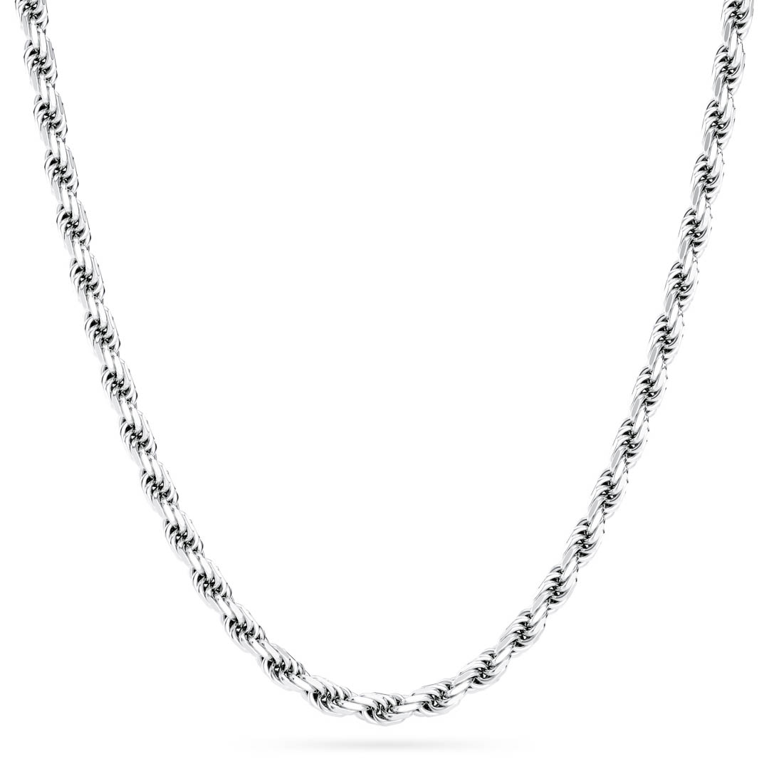Rope Chain 4mm Sterling Silver