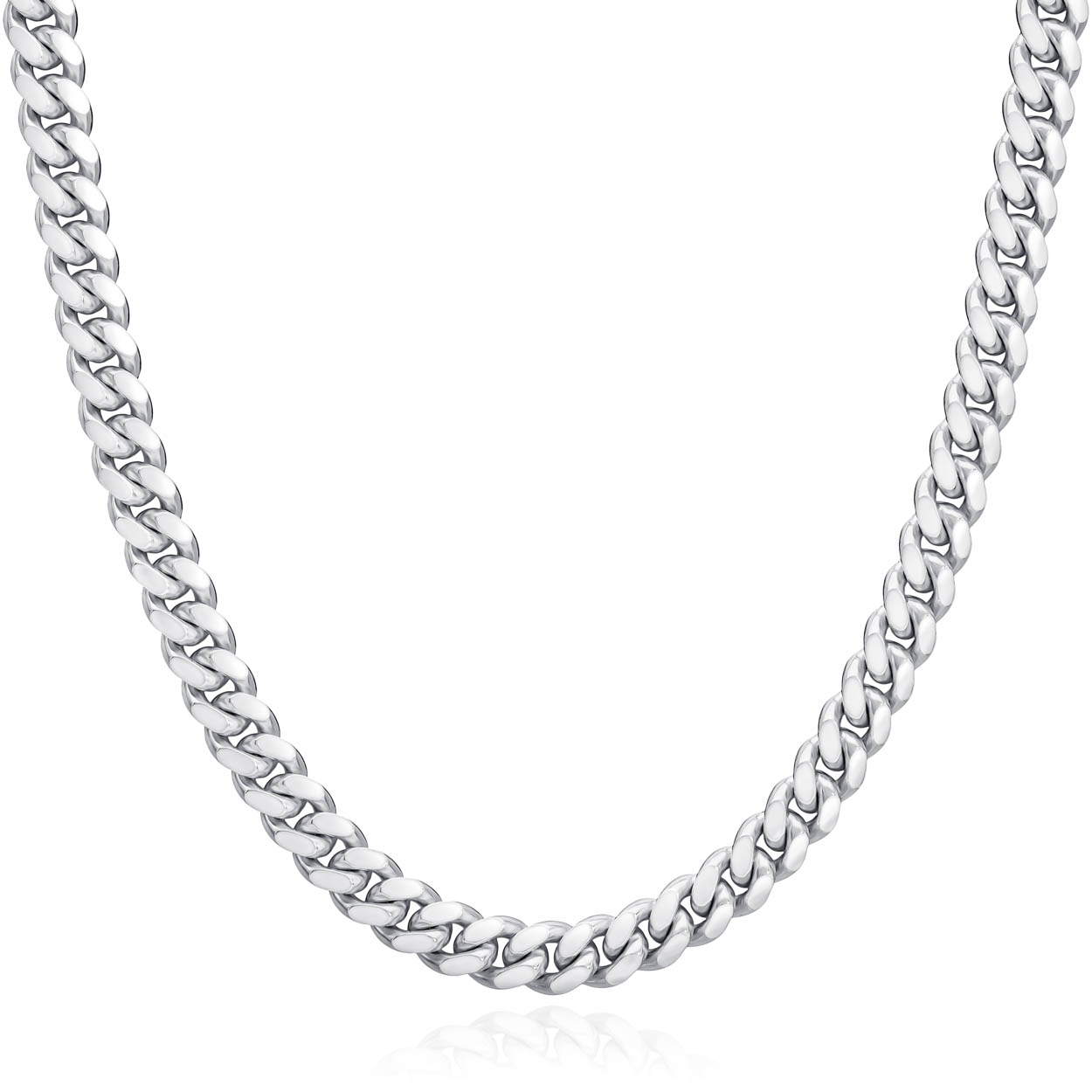 7mm Miami Cuban Chain Sterling Silver