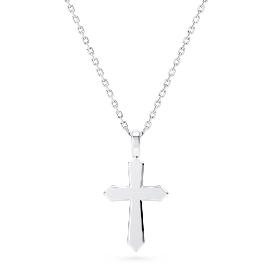 SupplieR Melt Cross Necklace シルバー Roughstock Cross Necklace | Montana Silversmiths