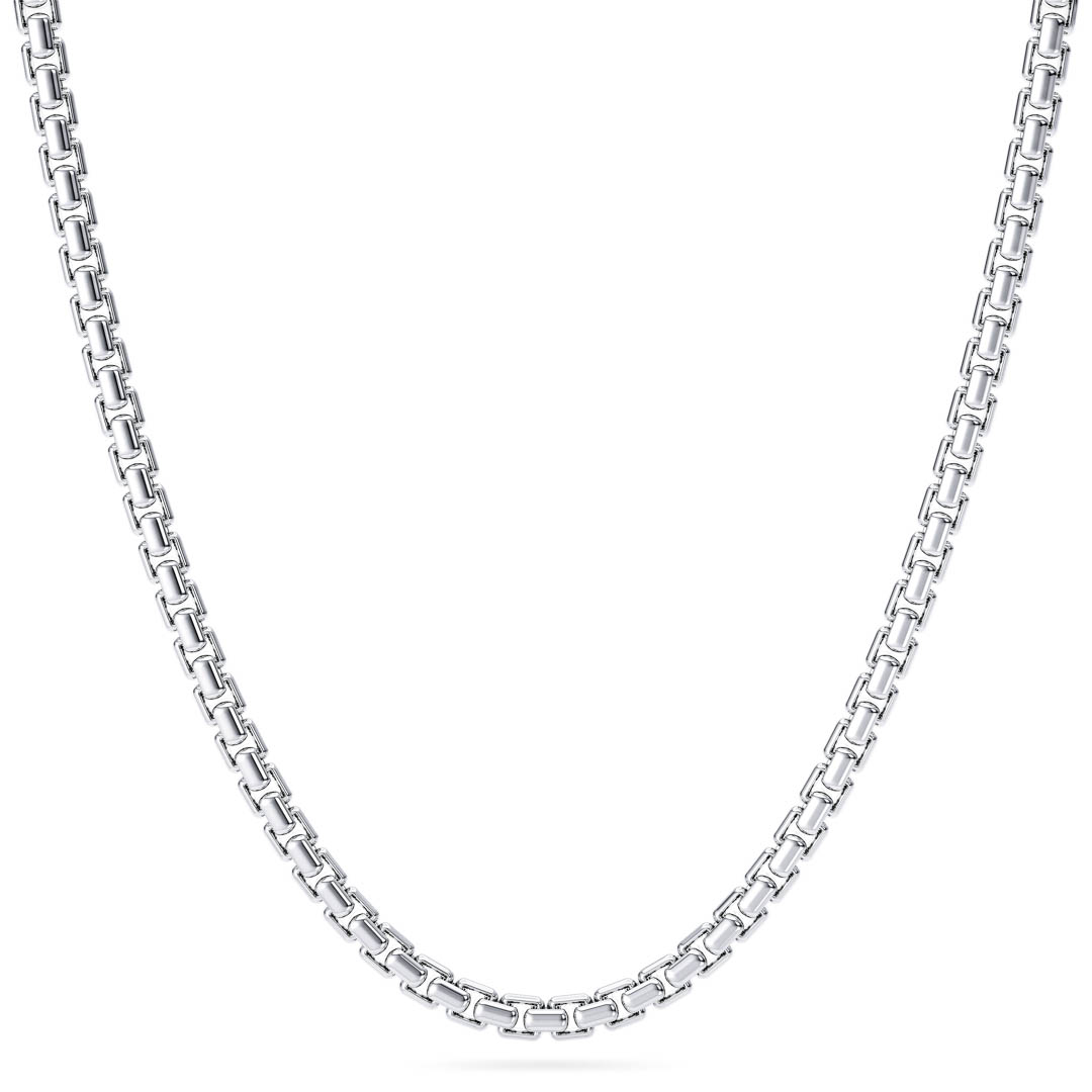 Round Box Chain 4mm | Sterling Silver