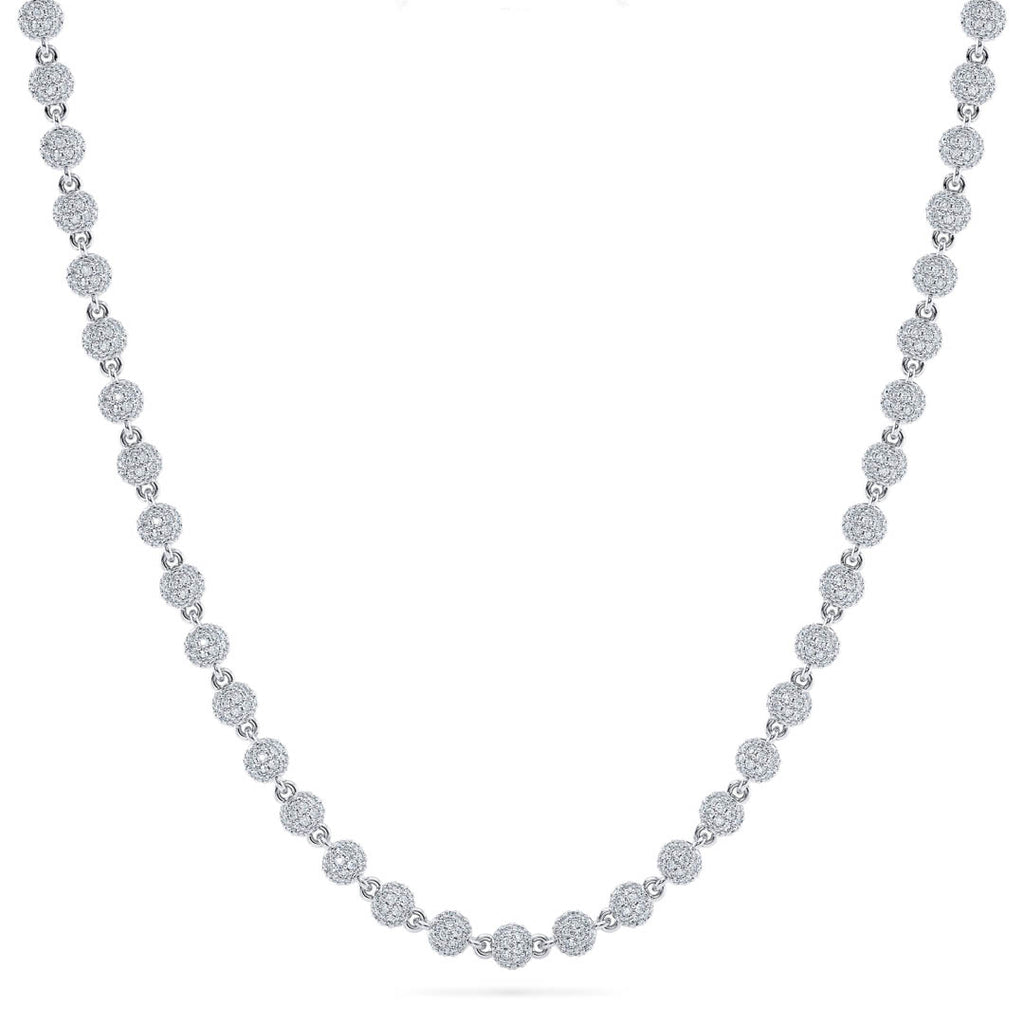 Diamond Ball Chain 4mm | Sterling Silver