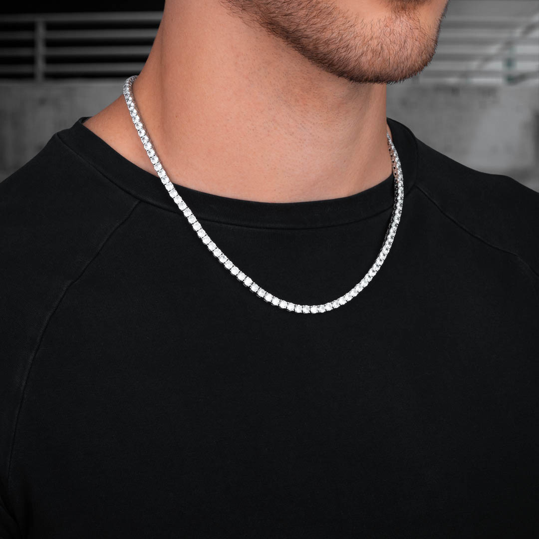 Tenise Chain Diamond Tennis Chain 4mm | Sterling Silver