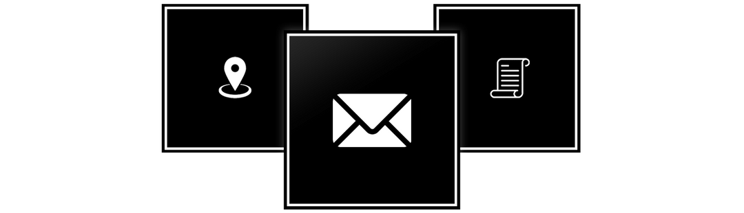mailing address icons