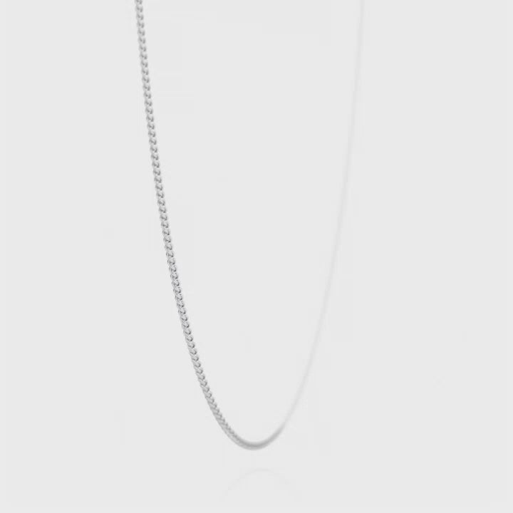 Micro Cuban Chain 2mm | Sterling Silver