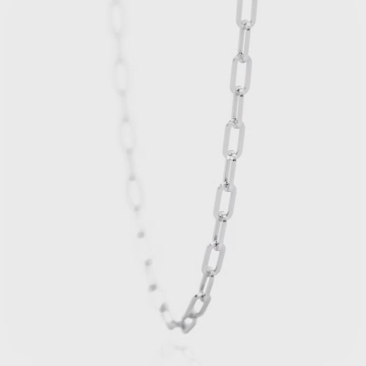 Paperclip Chain 4mm | Sterling Silver