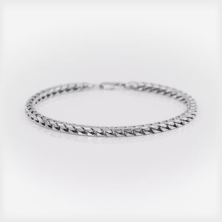 Franco Bracelet 4mm | Sterling Silver