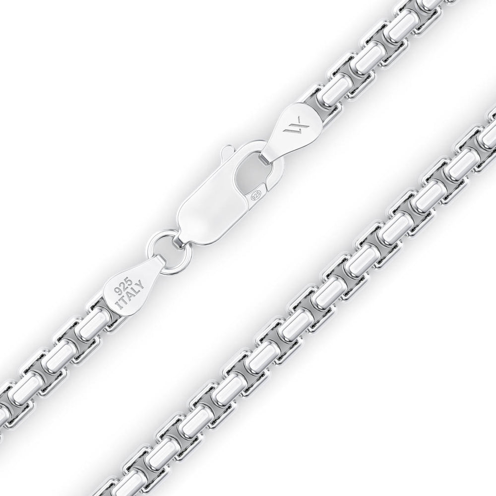 3mm Rounded Box Chain Round Box Chain 3mm | Sterling Silver