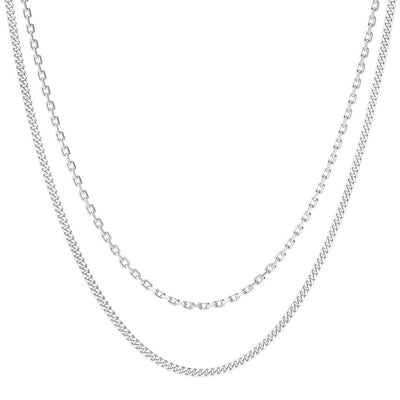 Cable and Cuban chain stack bundle