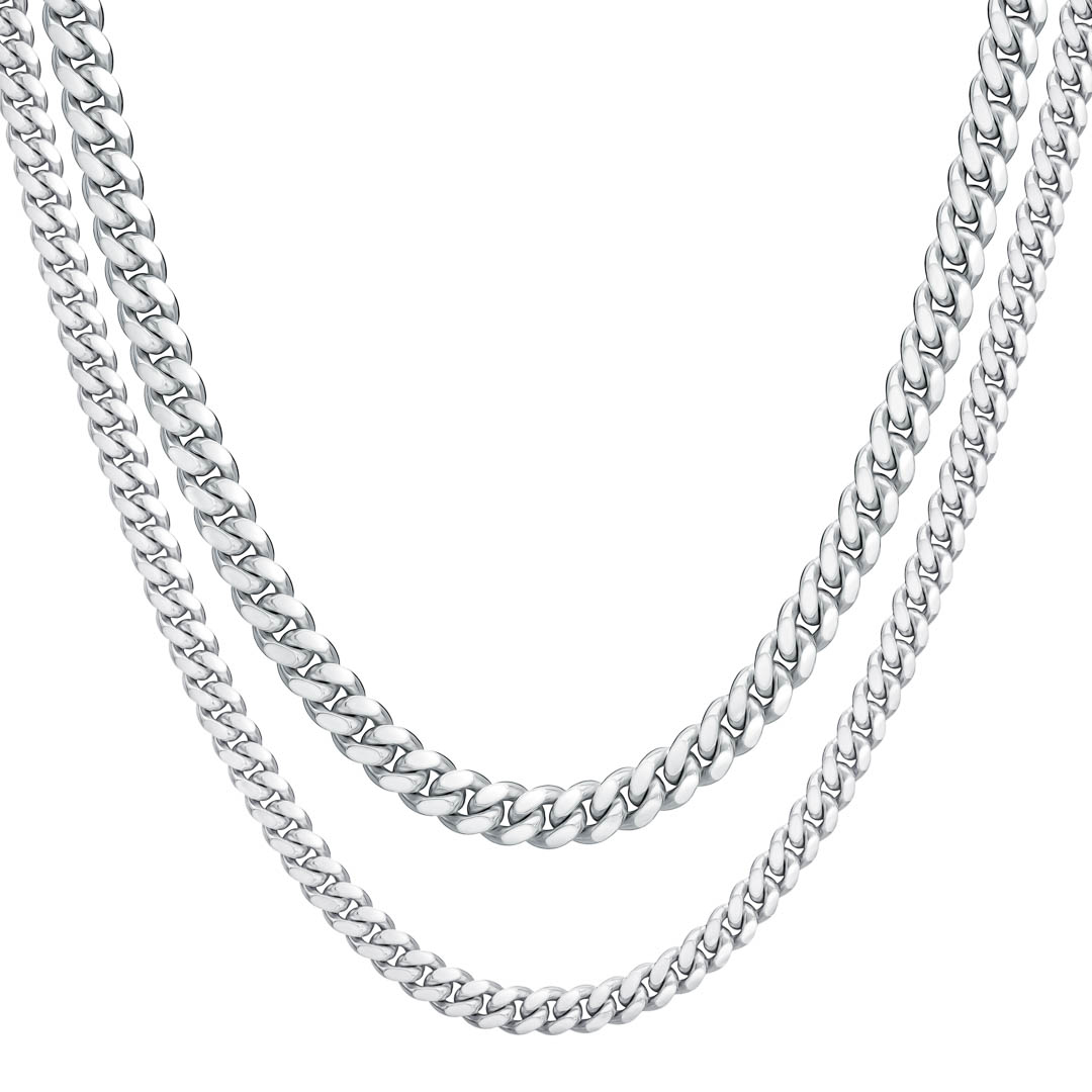 5mm and 3.5mm Cuban chain stack bundle