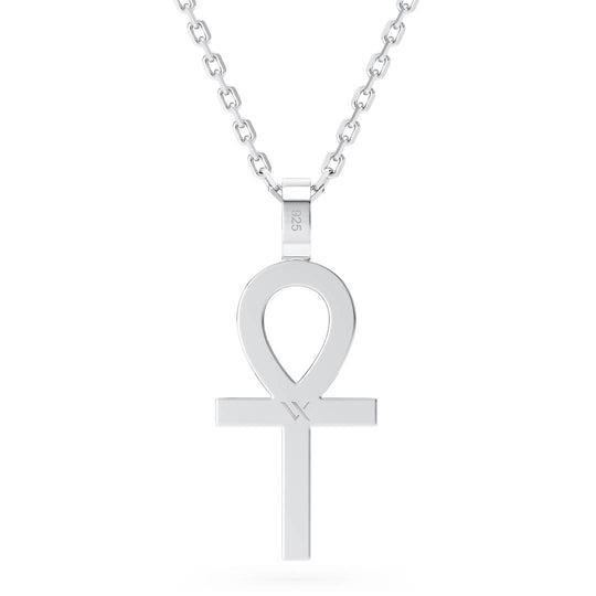 Back of small Ankh pendant with 925 engraving