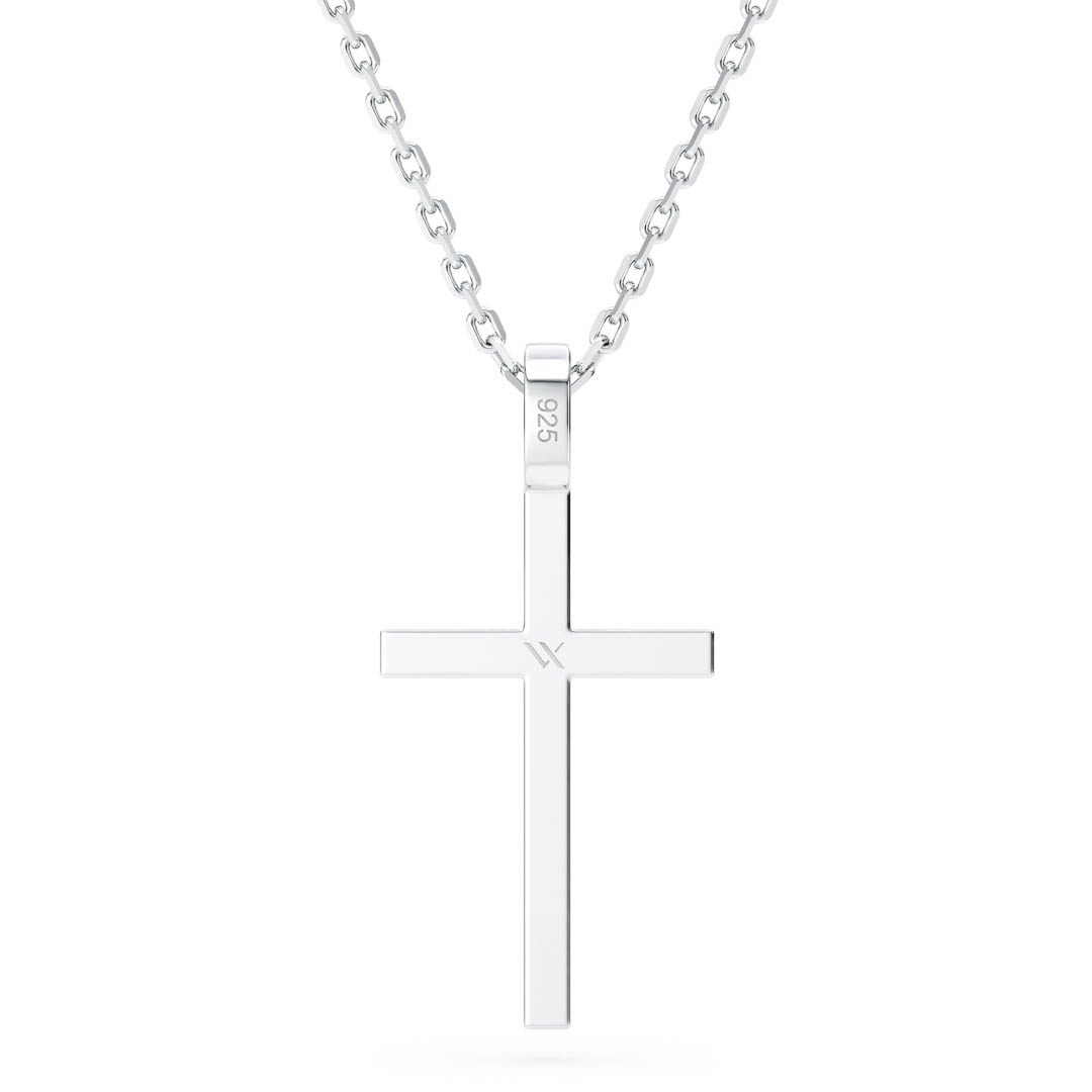 Micro Cross Pendant | Sterling Silver