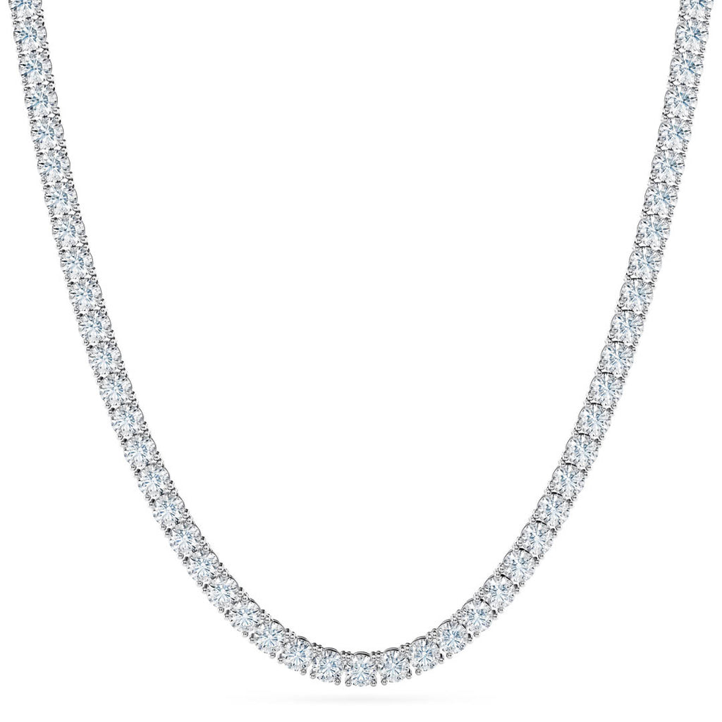 Diamond Tennis Chain 4mm | Sterling Silver