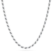 Sterling Silver Rope Chain 4mm wide