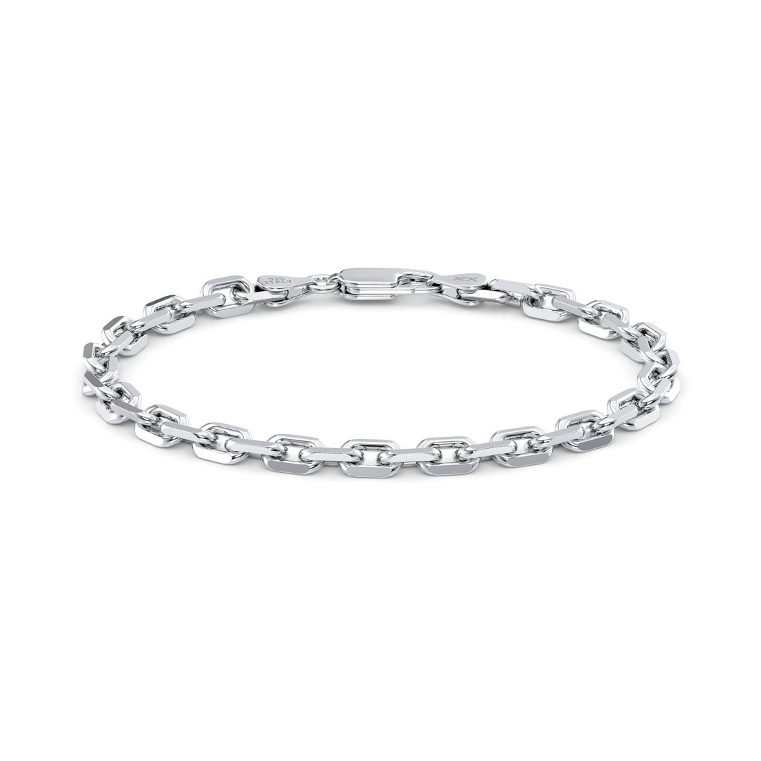 5mm Sterling Silver Cable Bracelet