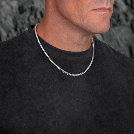 Franco Chain 4mm Sterling Silver