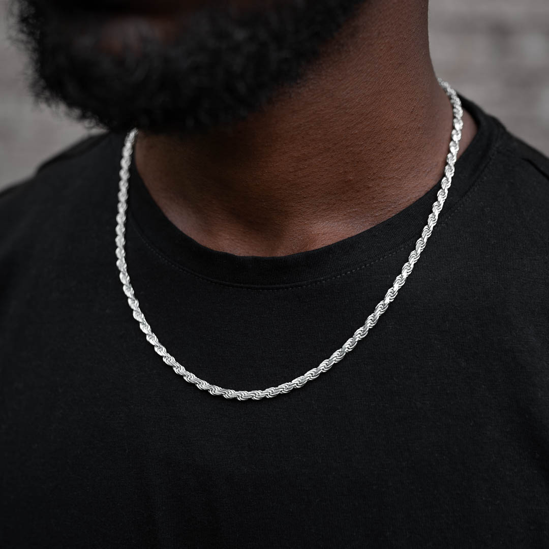 Rope Chain 4mm | Sterling Silver