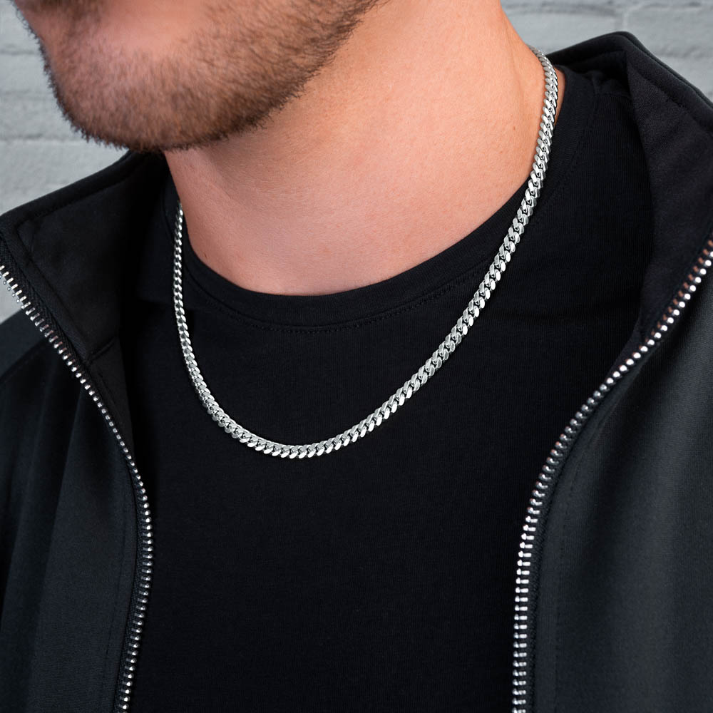 Faq/guide Icon Miami Cuban Link Chain 5mm | Sterling Silver