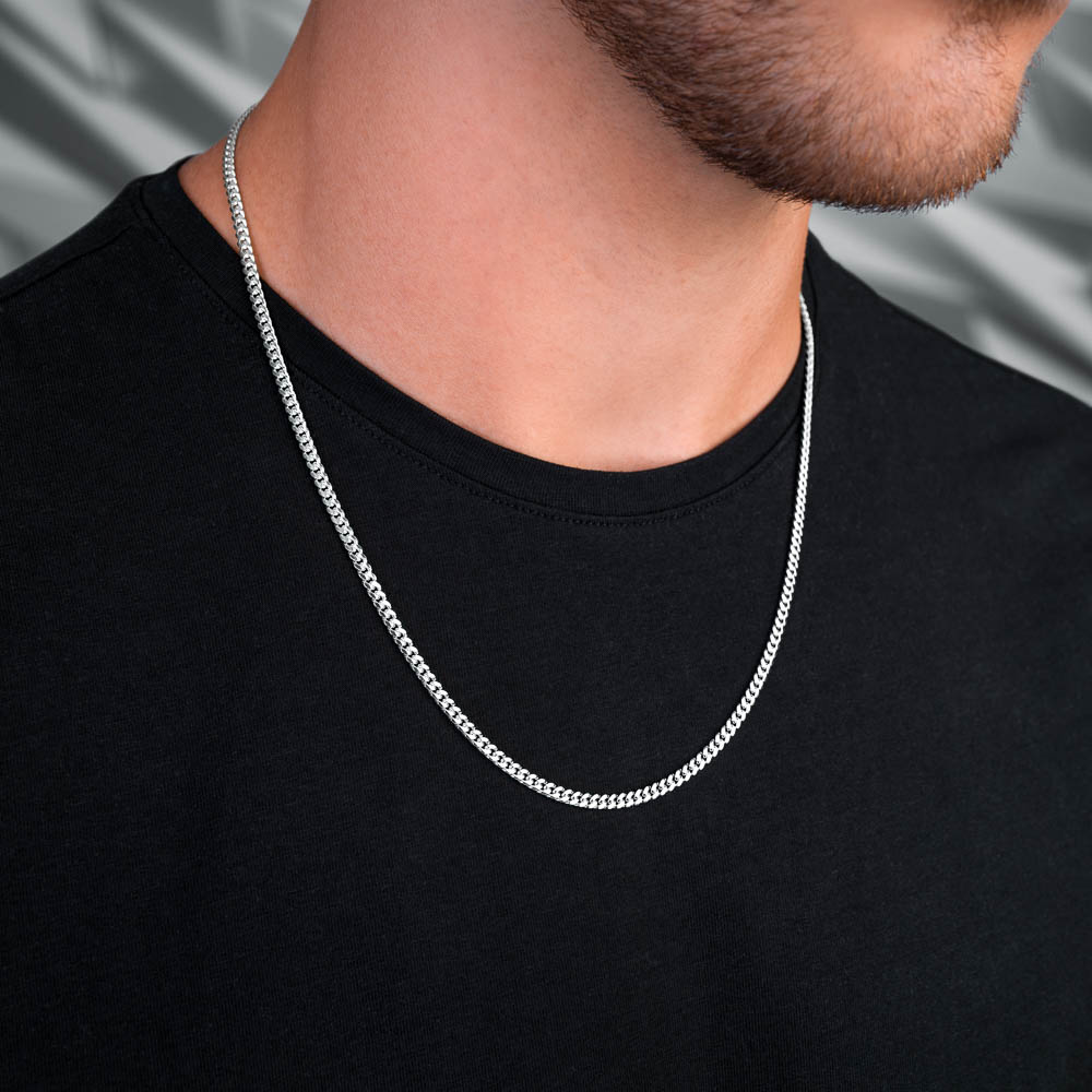 Chain Stack Men Cuban Chain Stack | Sterling Silver
