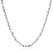 Italy sterling silver 3.5mm Miami Cuban chain